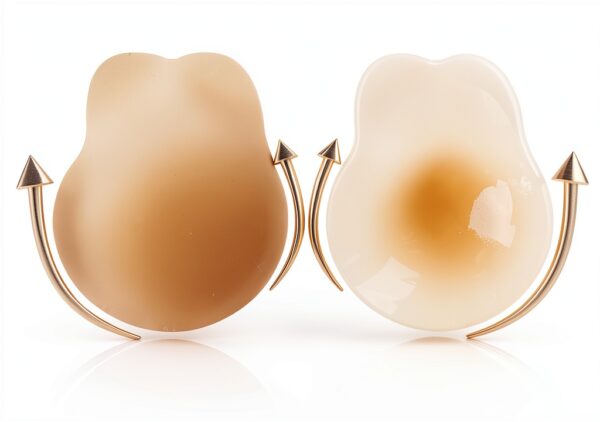 Reggiseno Adesivo Donna Silicone Push Up Beige Libero-0