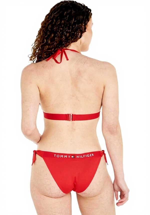 Tommy Hilfiger Triangle Bikini Top Women Padded Swimwear