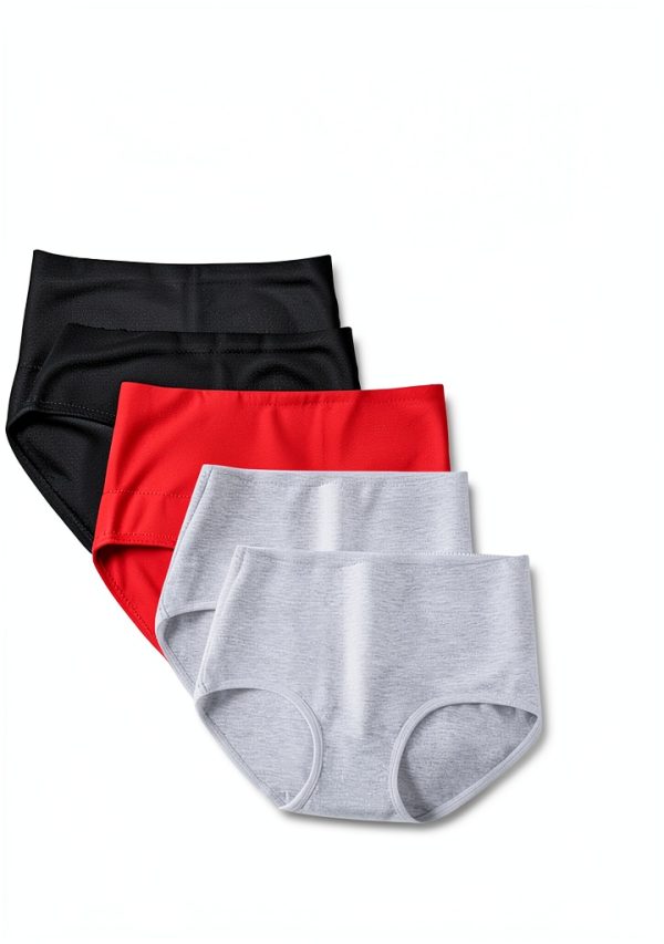 Mutande donna taglia forti vita alta controllo pancia cotone