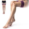 Calze Donna Pizzo Nero Viola Blu Rosa Morbido Nylon Spandex-3